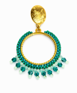 Alternative view of AUTOUR DU SOLEIL - AELYA : Full vert / mini amazonite
