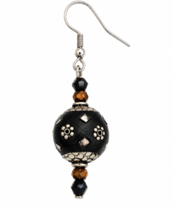 Alternative view of VOYAGE, VOYAGE : Cachemire noire et bronze